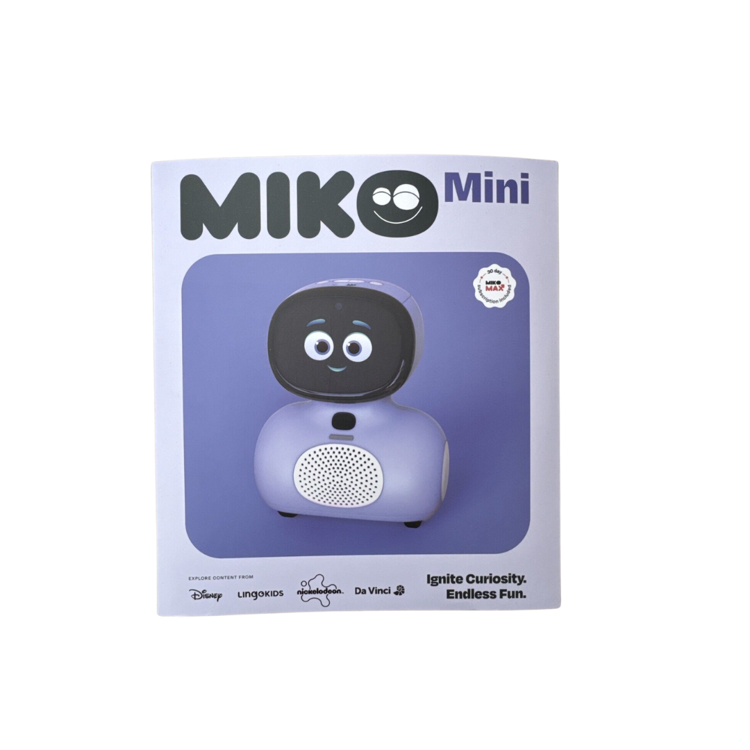 Miko Mini: AI Robot For Kids, Interactive Bot Equipped With Coding, Stories & Games, Purple