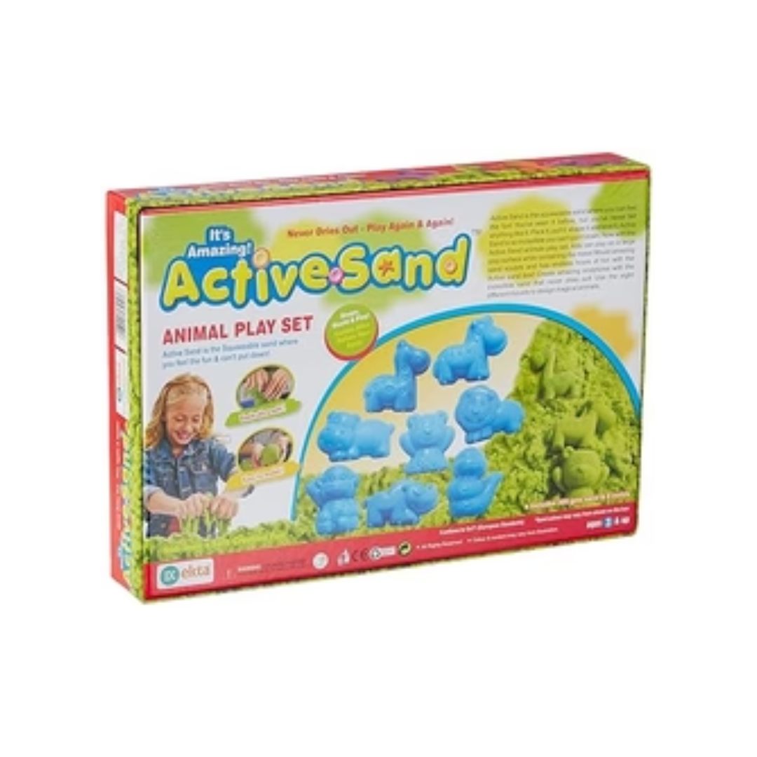 EKTA Clay Active Sand Animals Play Kit, Multicolour