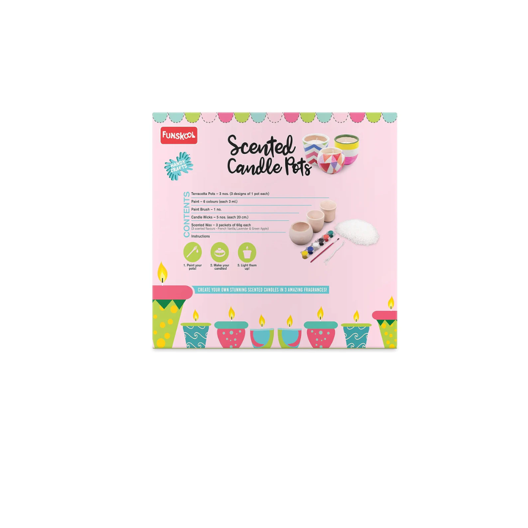 Funskool Handycrafts Scented Candle Pots