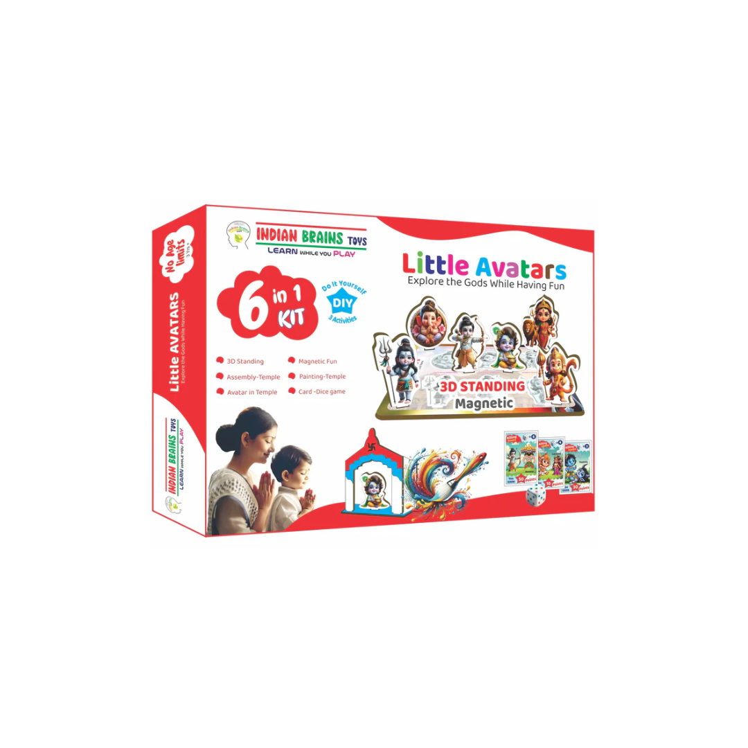 Indian Brains Toys  Little Avatars 6in1 Kit