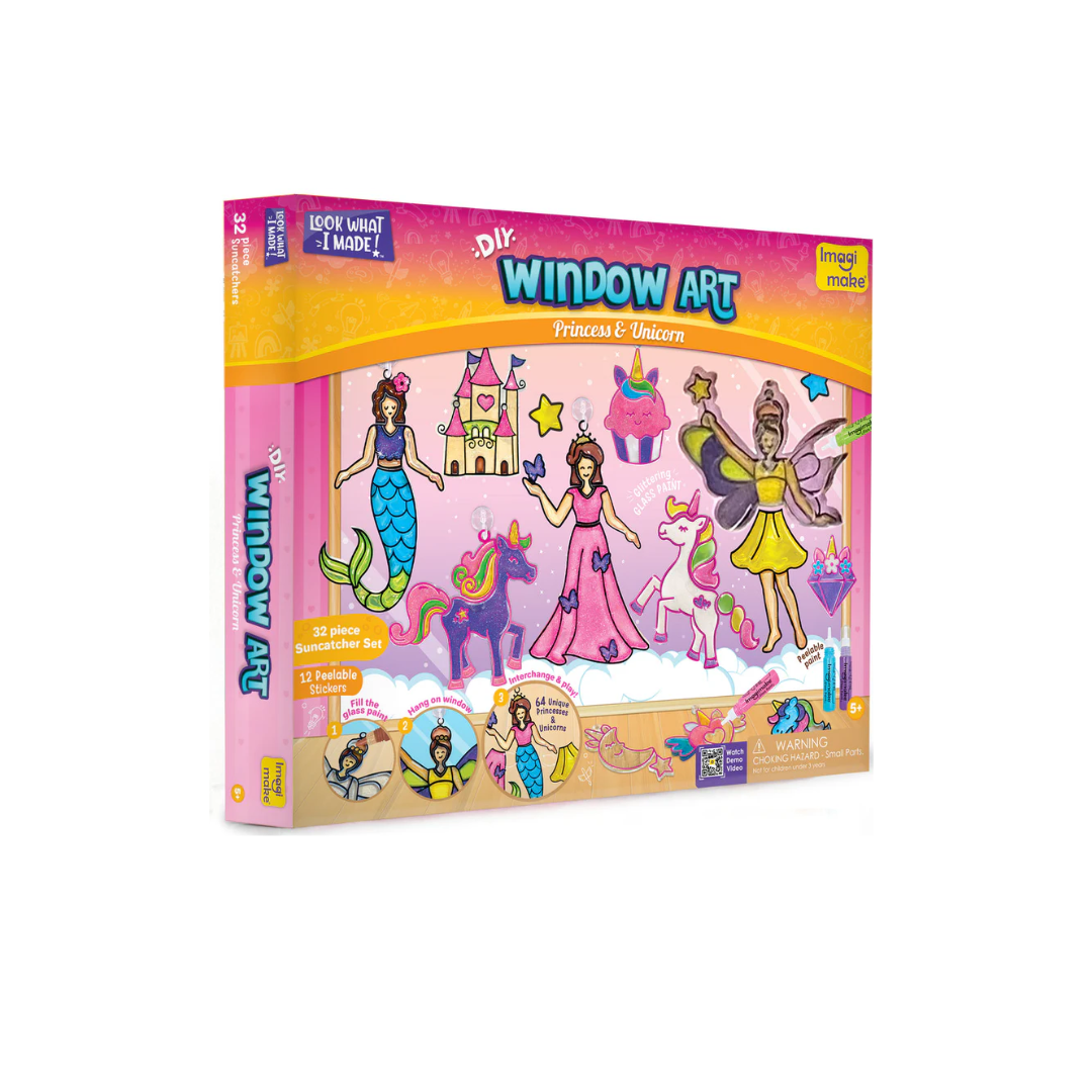 Imagimake Window Art Princess & Unicorn