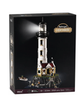 Motorized Lighthouse Building Blocks Set 2065 Pieces Rotating Light Tower Construction Toy Compatible Building Bricks