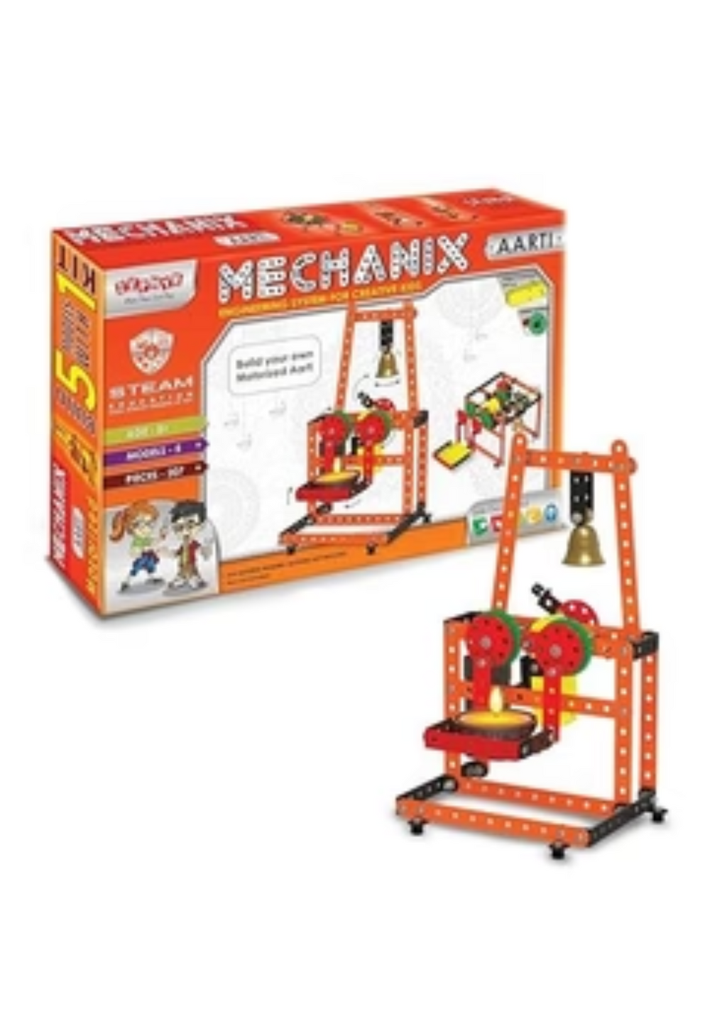 Zephyr Mechanix Aarti STEM Educational Toy, Building and Construction Set