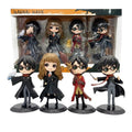 Wizarding World Collectible Harry Potter Character Figure Set – 4-Piece Chibi PVC Action Figure Collection Display Toy for Fans & Collectors