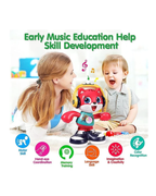 Hola Dancing Cat Interactive Toy Musical Dancing Cat with Talkback Function, Lights & Sounds