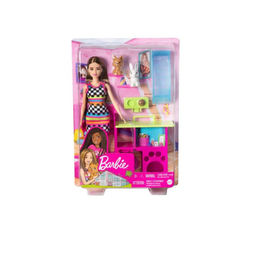Mattel Barbie Doll & Pet Playset HGM62
