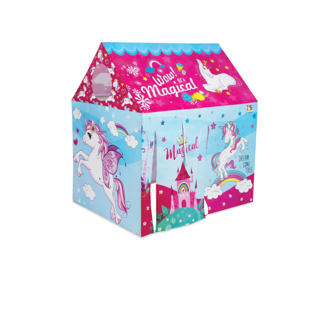 Itoys Unicorn playhouse tent for kids  (Multicolor)