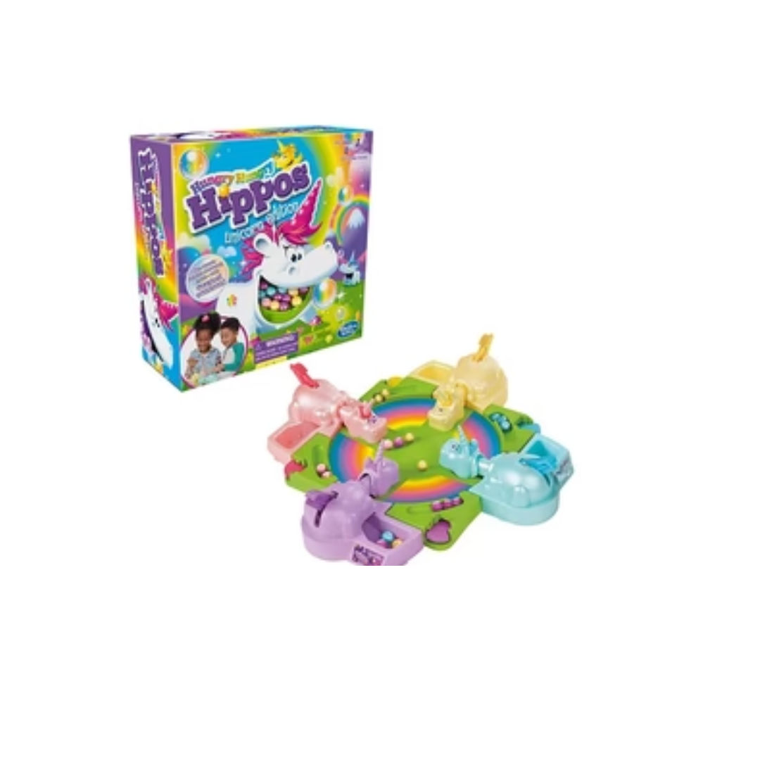 Hasbro Gaming Hungry Hungry Hippos Unicorn Edition Board Game