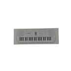 Casio Casiotone Mini Keyboard SA-80 with Piano tones, White (44 Keys) With Adapter