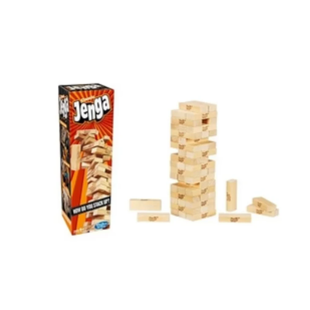 Hasbro Gaming Original Jenga Game, Jenga Stacking Tower Game
