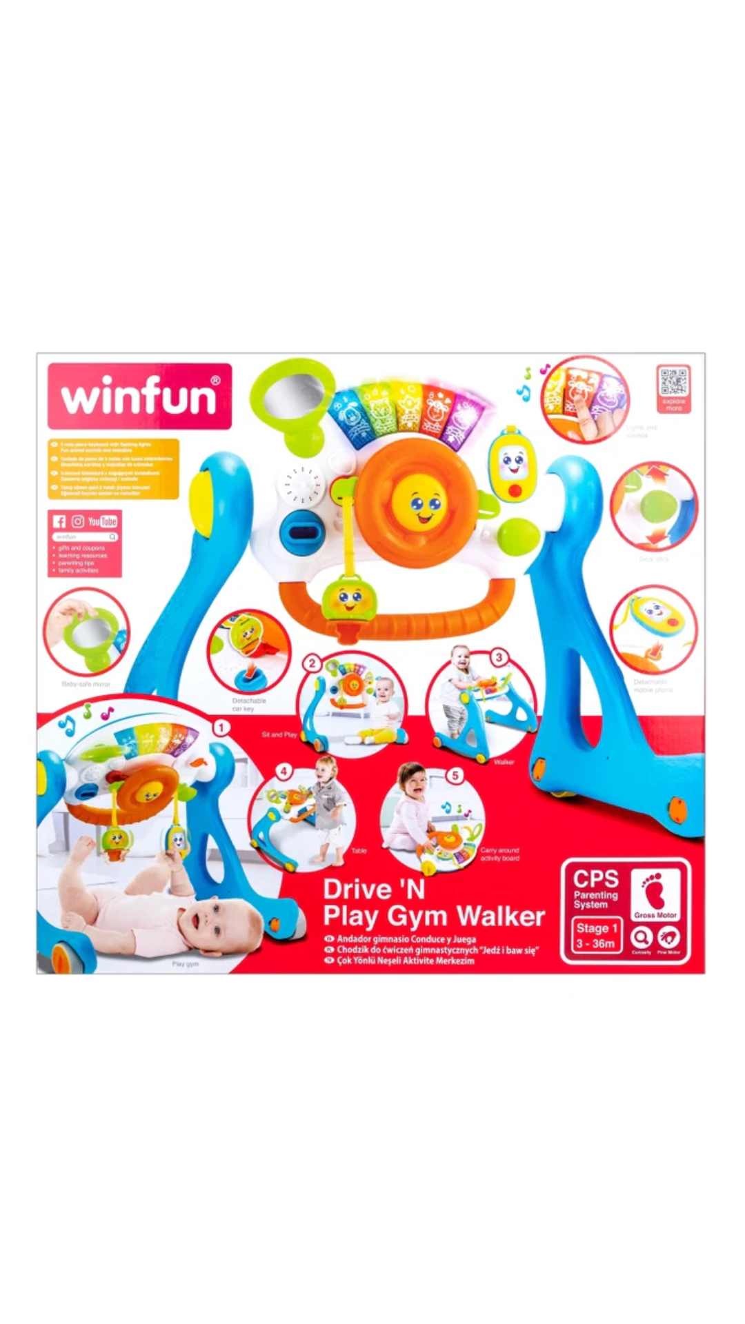 Winmagic Drive 'N Play Gym Walker