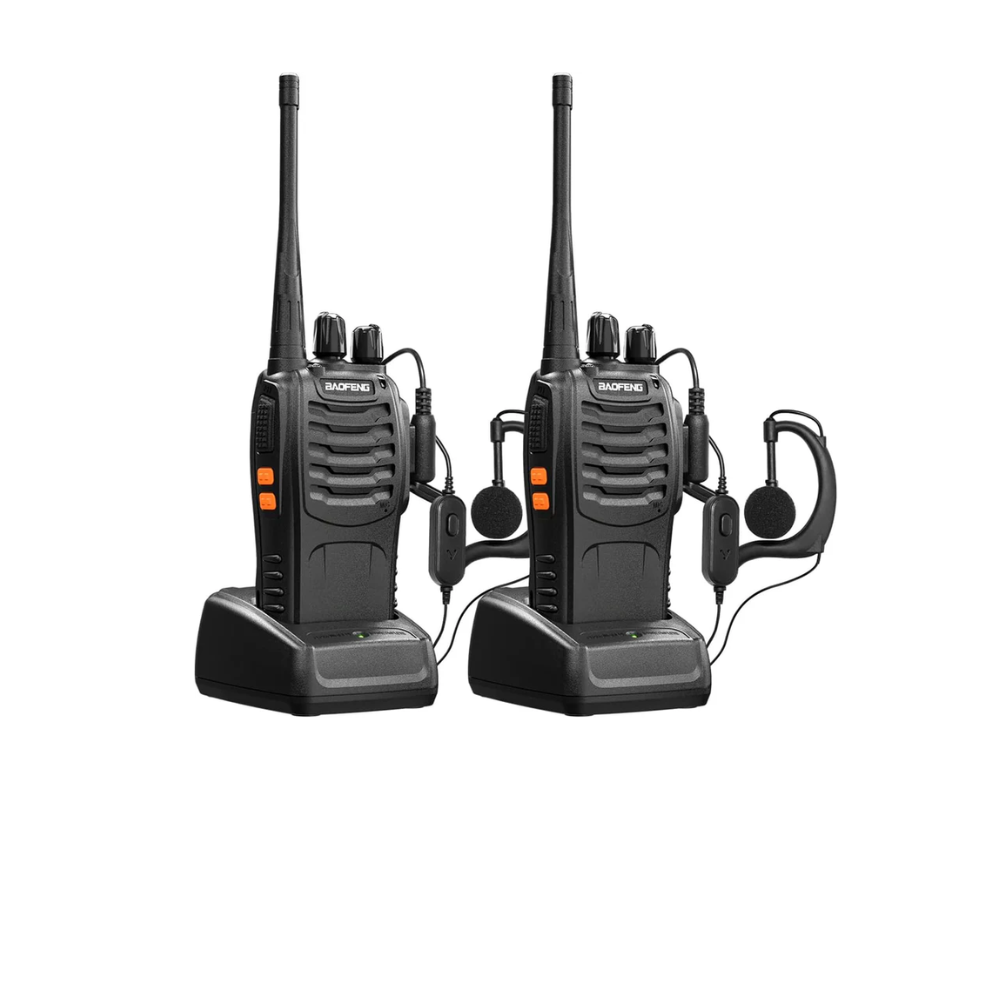 Baofeng Walkie Talkies BF-888S Rechargeable Two-Way Radios for Adults