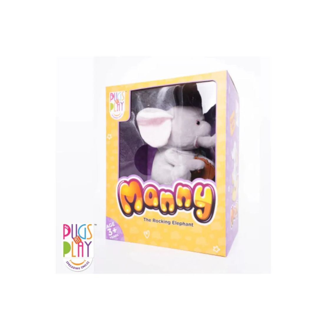 Pugs At Play Manny The Rocking Elephant