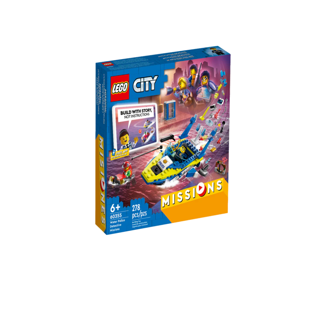 Lego 60355 City Water Police Detective Missions -278 Pieces