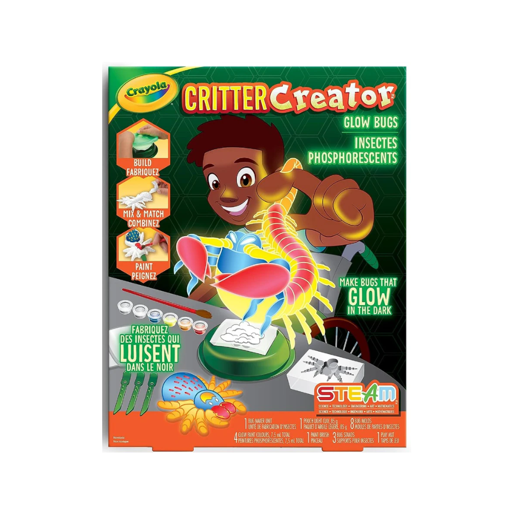 Crayola Critter Creator Glow Bugs Kit, Arts & Crafts