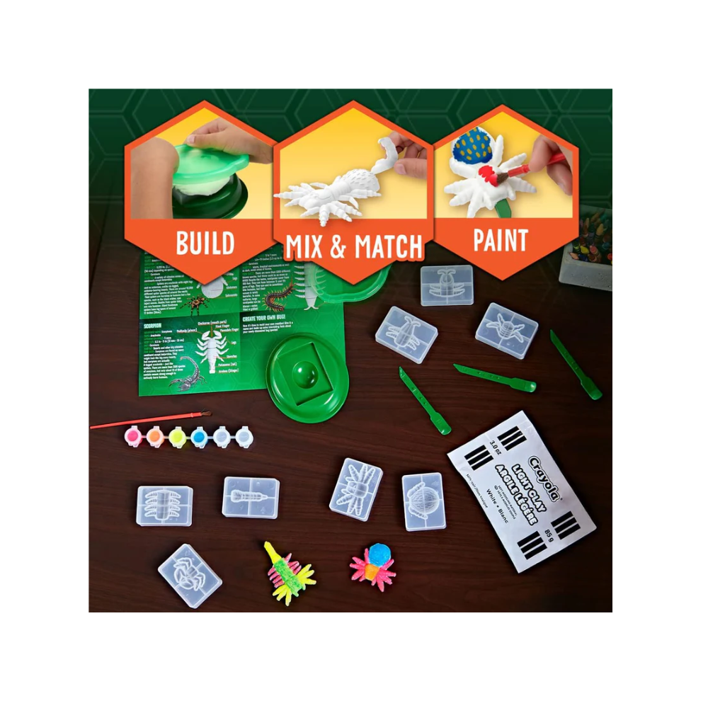 Crayola Critter Creator Glow Bugs Kit, Arts & Crafts