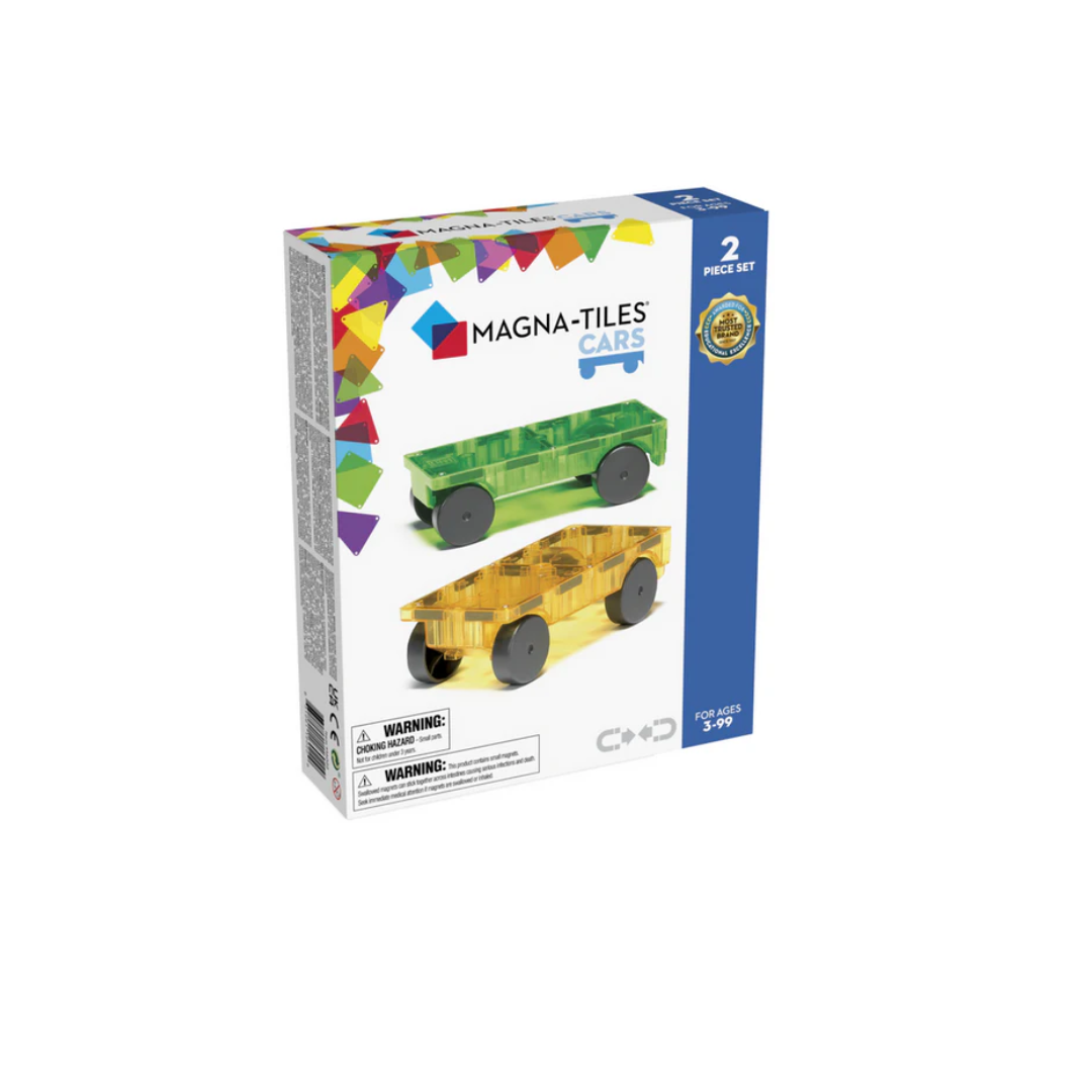 Toycra Magna Tiles Cars 2 Piece Expansion Set