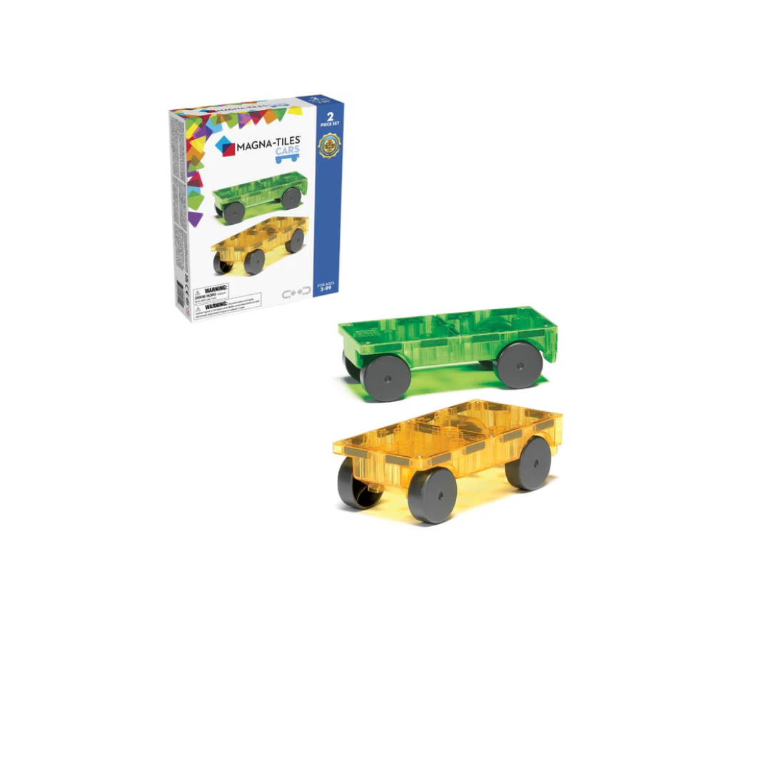 Toycra Magna Tiles Cars 2 Piece Expansion Set