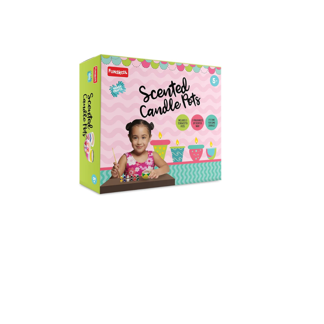 Funskool Handycrafts Scented Candle Pots