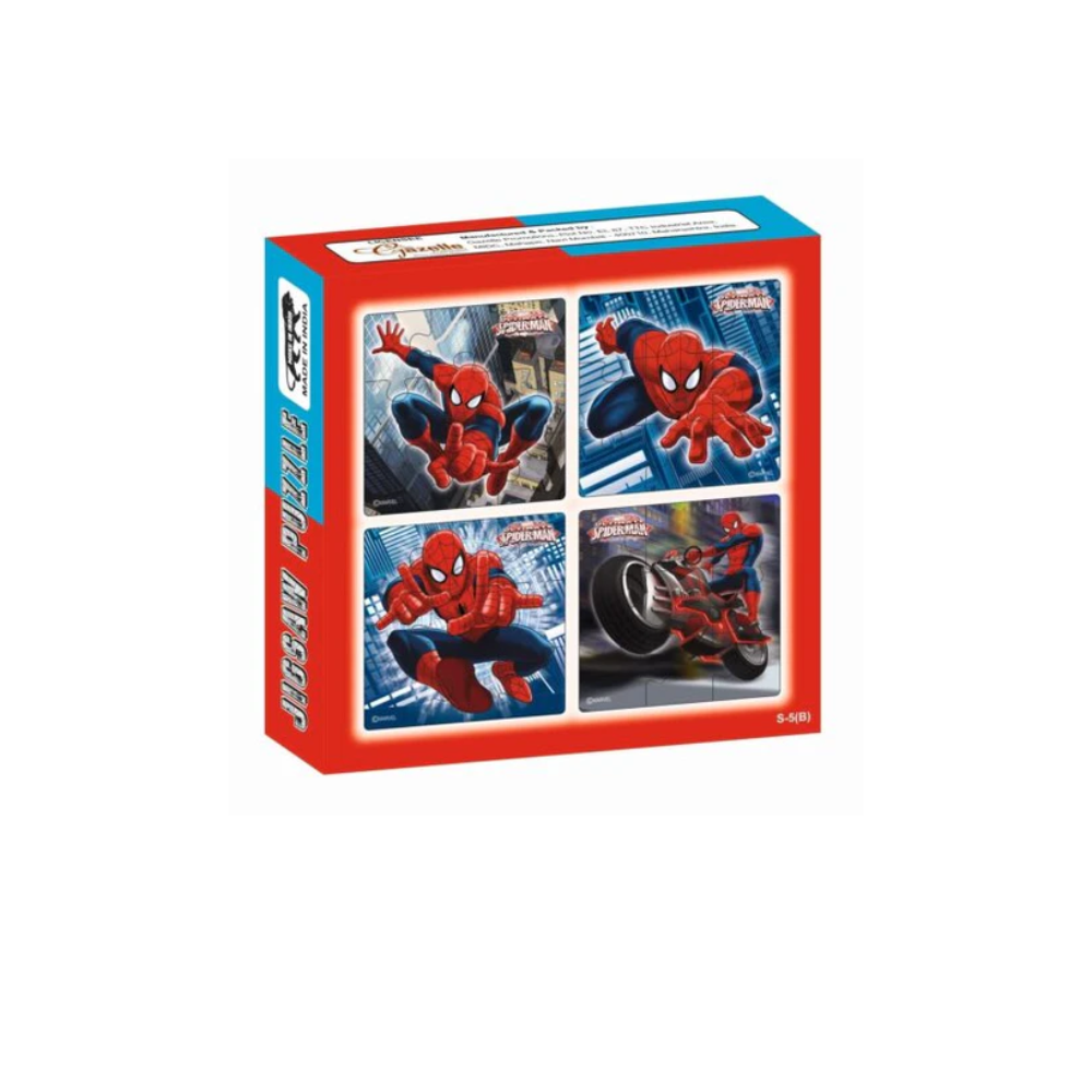 Topps 8 In 1 Spiderman Jigsaw Puzzle Game