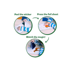 Skillmatices Foil Fun: World Of Animals | No Mess Art Kit