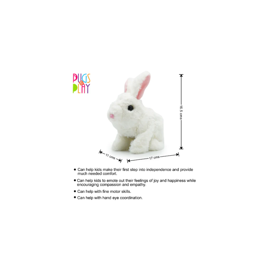 Pugs Play Hopper Jumping Rabbit