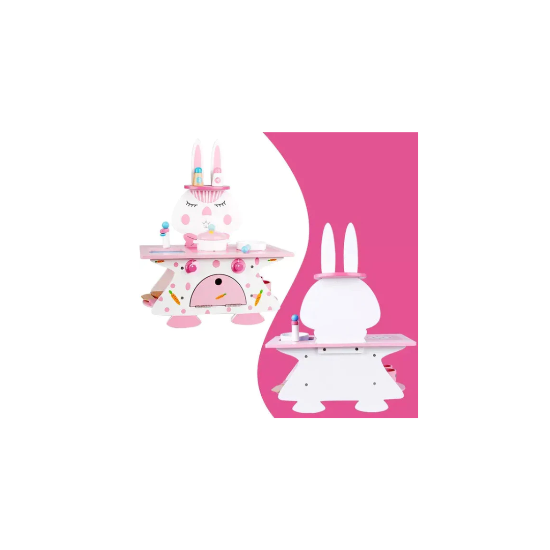 Rainbow Toys Wooden Rabbit Kitchen Set