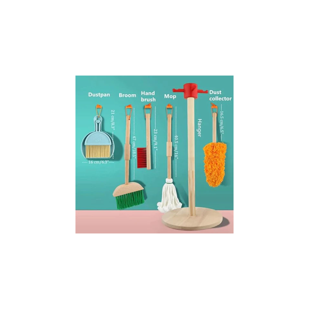 Rainbow Toys Wooden Cleaning Set