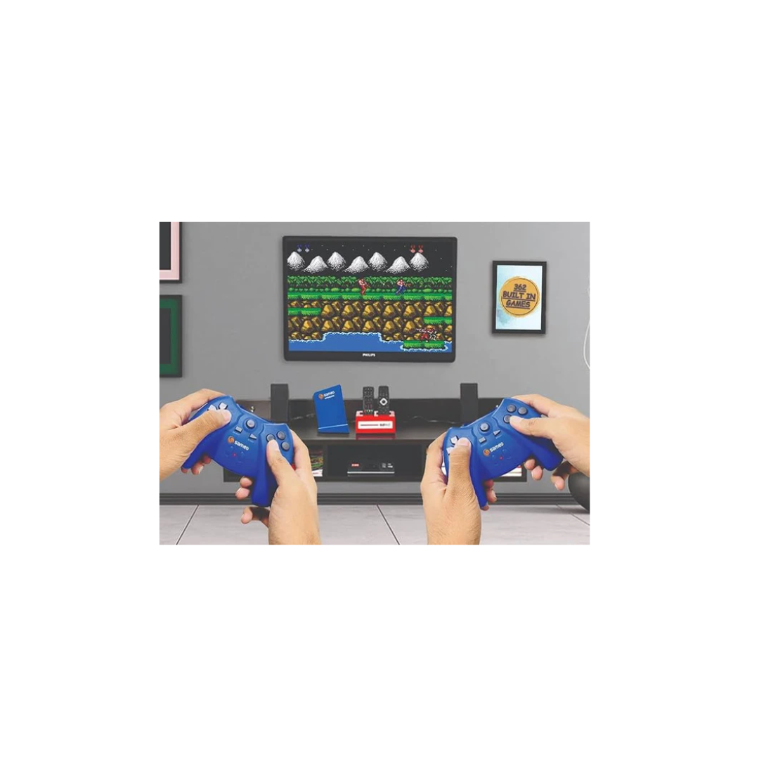 Sameo ULTRAZONE Wireless 8 Bit Game Console for TV (Blue)