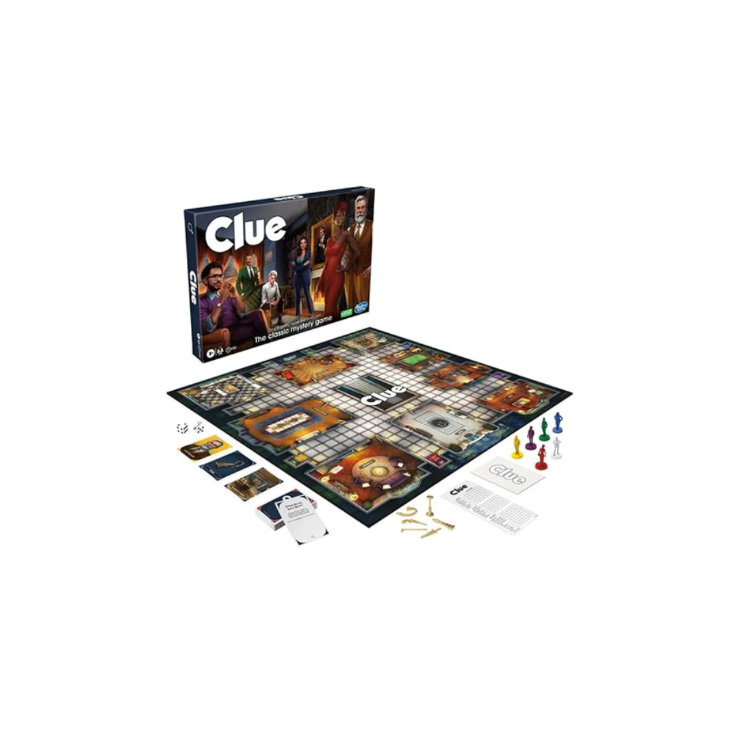 Hasbro Gaming Clue Board Game, Reimagined Clue Game