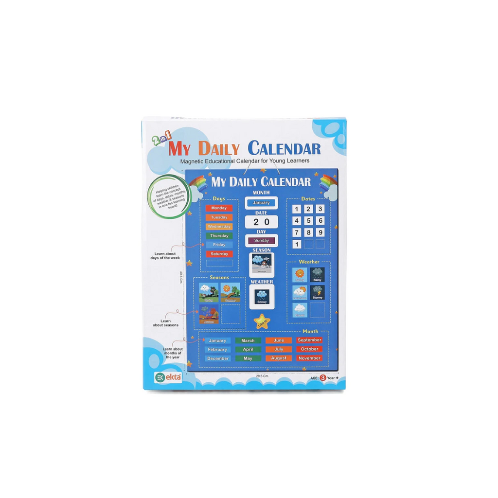 Ekta 2 in 1 My Daily Calendar Game
