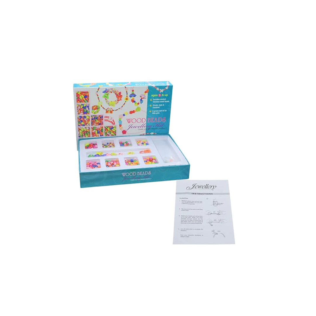 Ekta Wood Beads Jewelry Kit