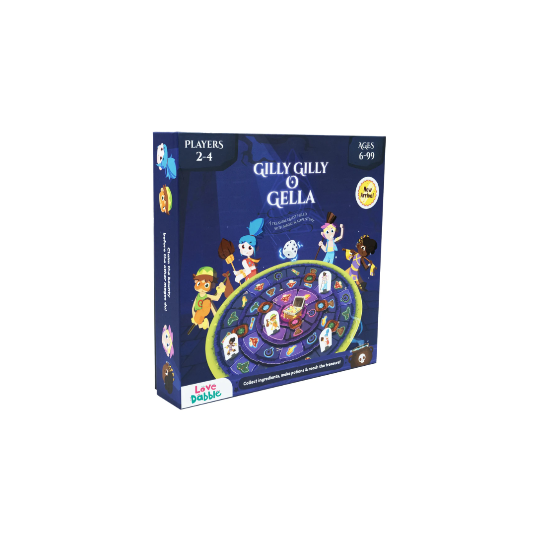 Love Dabble Gilly Gilly Gella Board Game