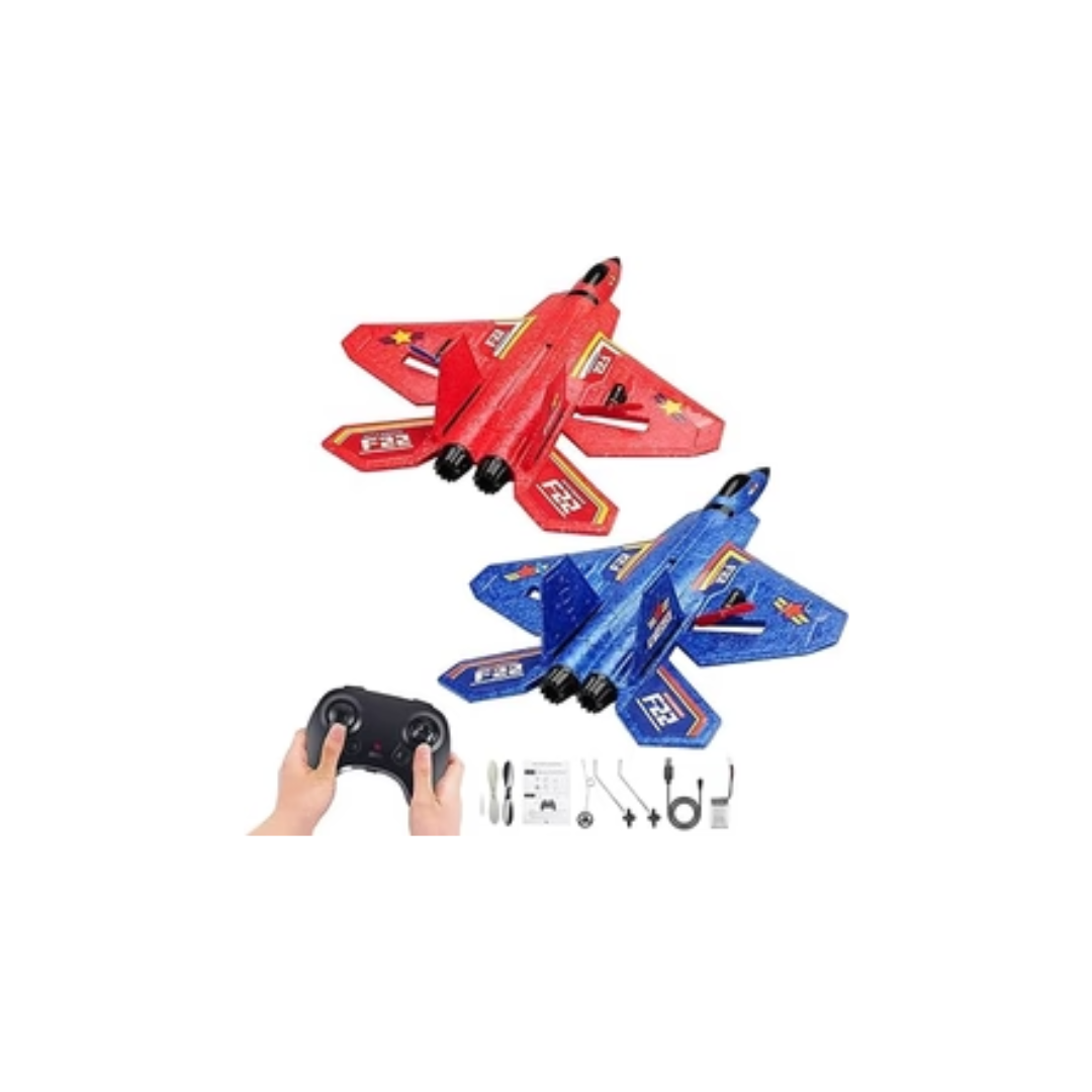 Rainbow Toys Foam Jet Fighter Stunt Remote Control Airplane