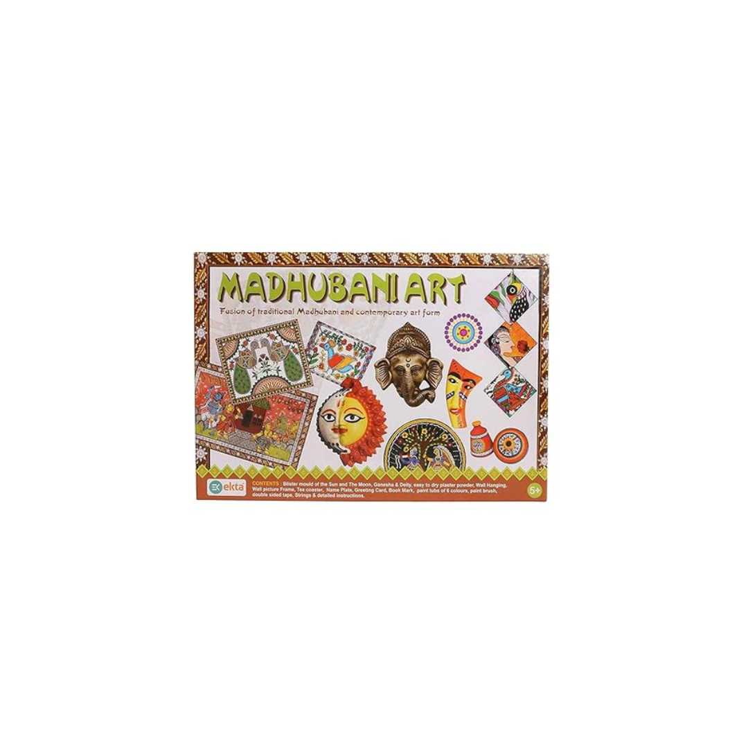 Ekta  Madhubani Art Madhubani Painting Set, Art Kit for Kids