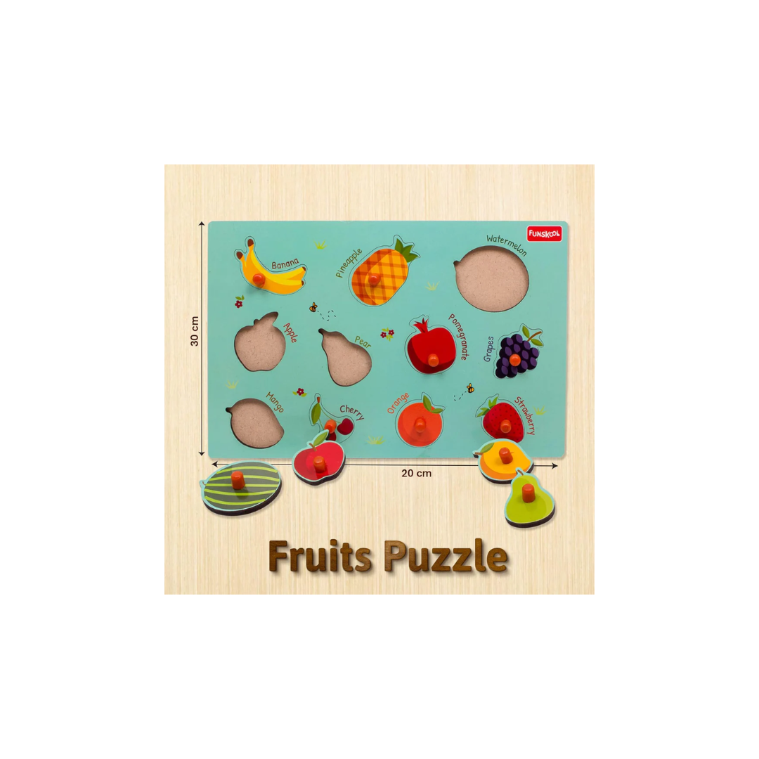 Funskool Wooden Fruit Puzzle