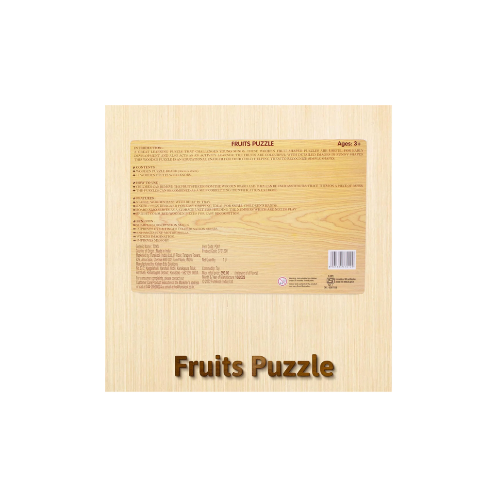 Funskool Wooden Fruit Puzzle