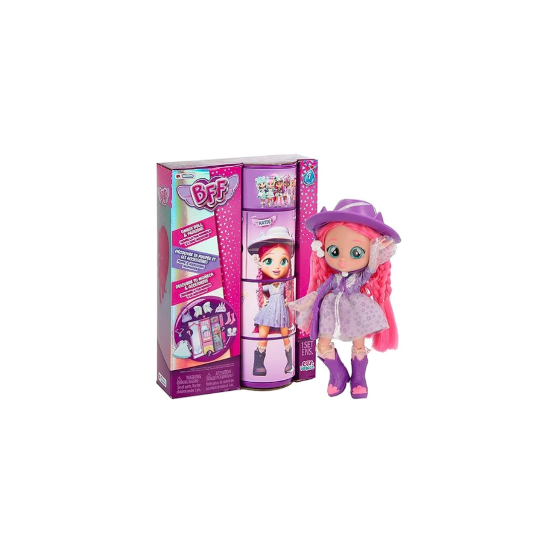 Imc Toys Cry Babies BFF Katie Fashion Doll with 9+ Surprises