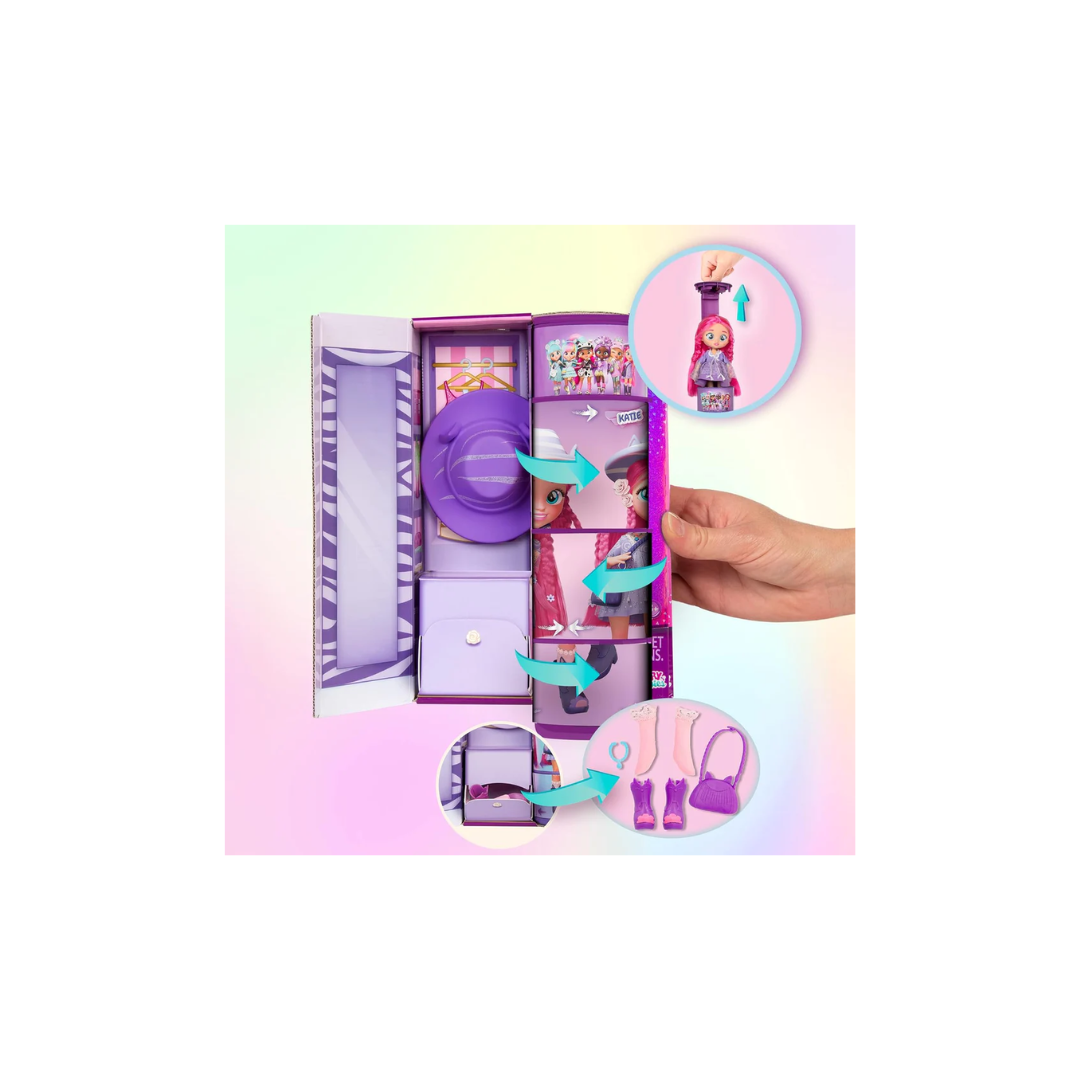 Imc Toys Cry Babies BFF Katie Fashion Doll with 9+ Surprises