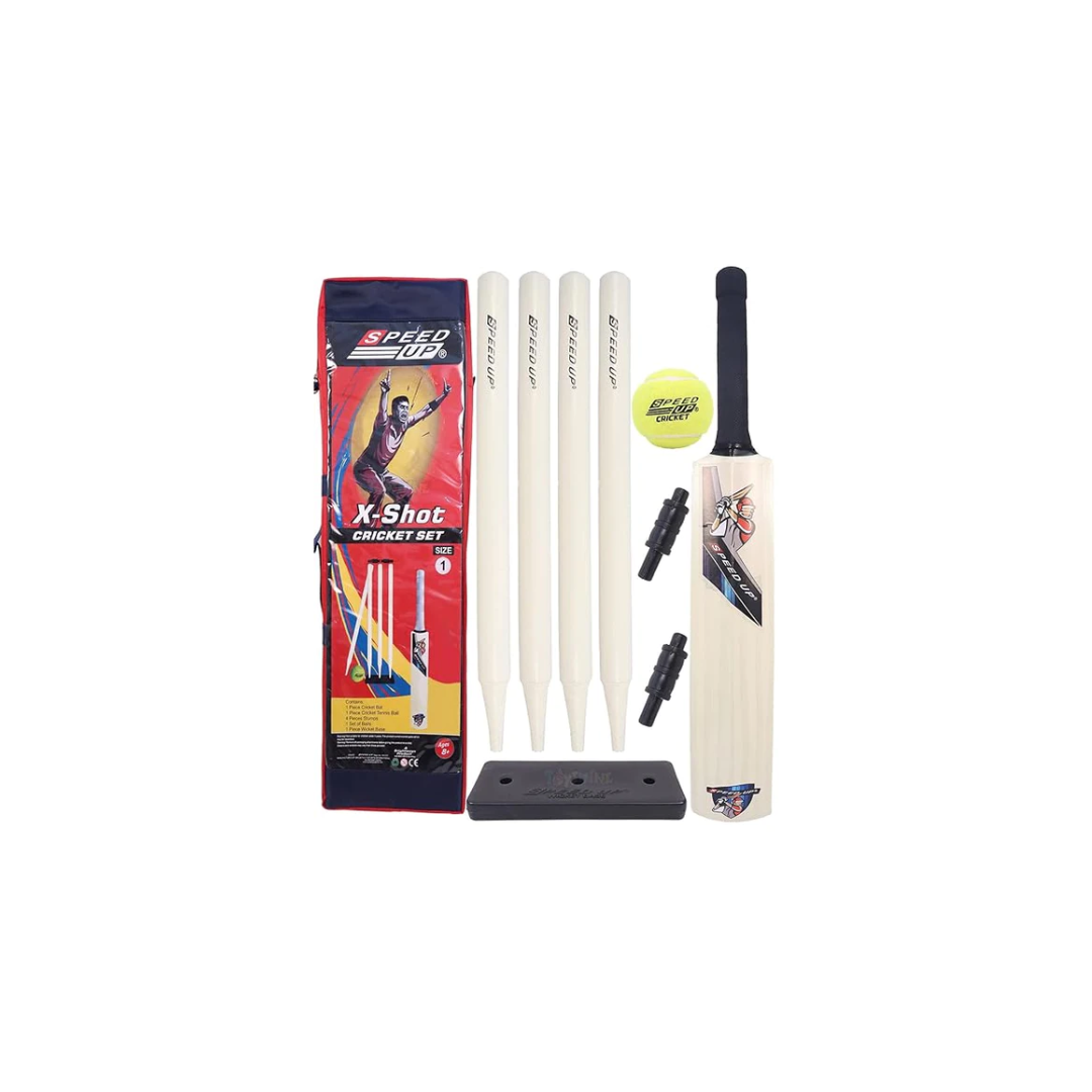 Speed Up X-Shot Combo Box Cricket Kit for Kids Size-1