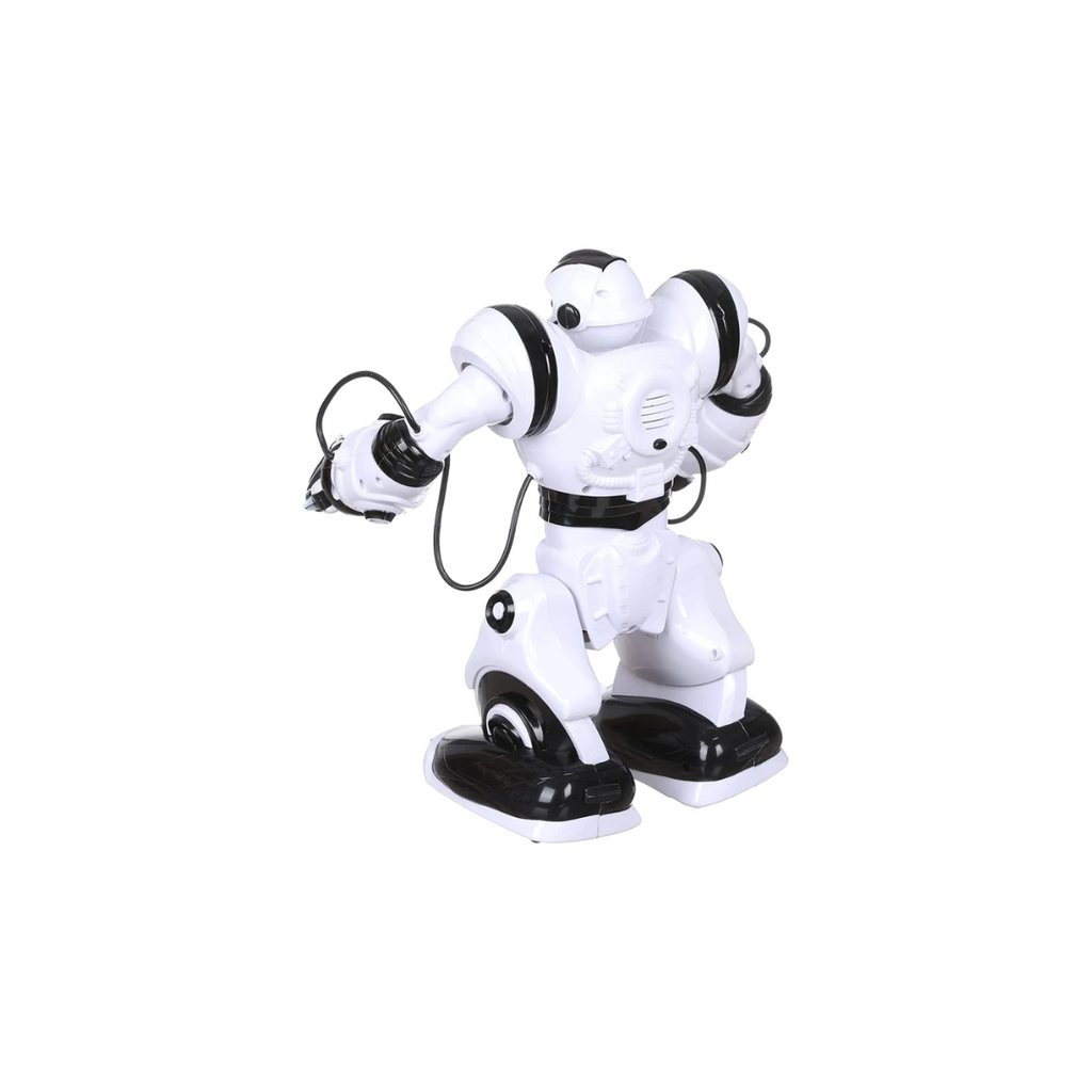 Robot Wisdom 28091 Hero Return Calvin Robot with Remote Control, White & Black