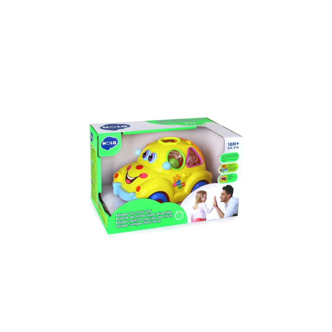 Hola Fun Fruit Car Shape Sorters Learning Educational Toy