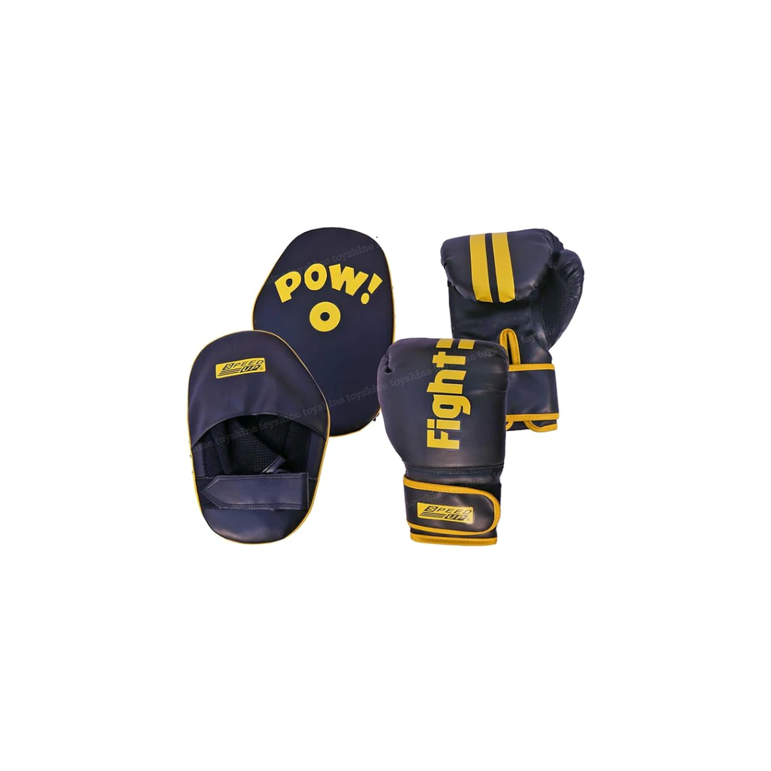 Speedup Boxing Focus Pad & Gloves Set