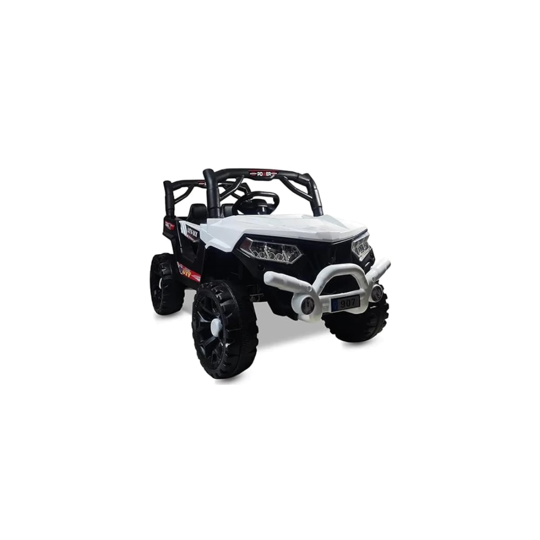 Rainbow Toys Battery Operated Jeep Rideon Grey Black Color