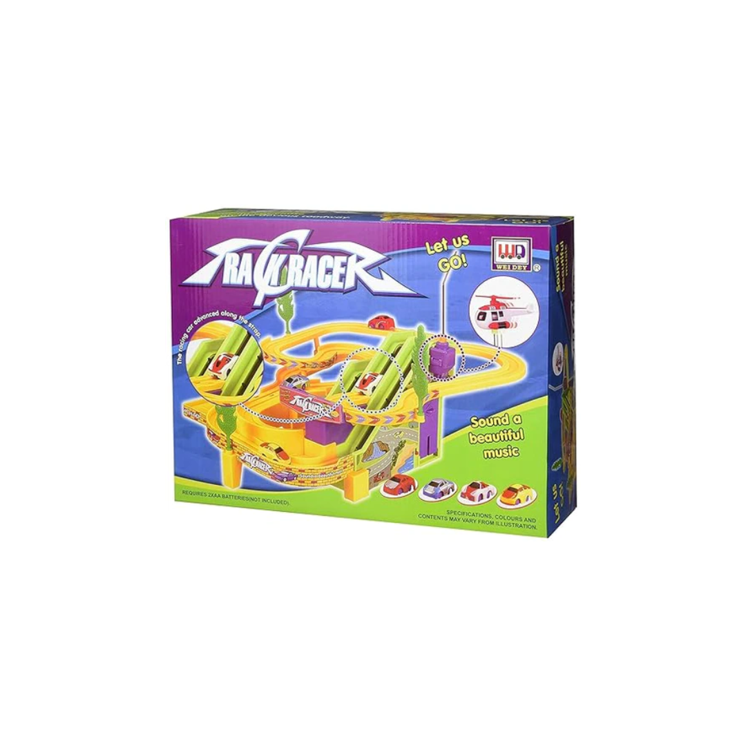 Rainbow Toys Track Racer Racing Car New Edition Track Set