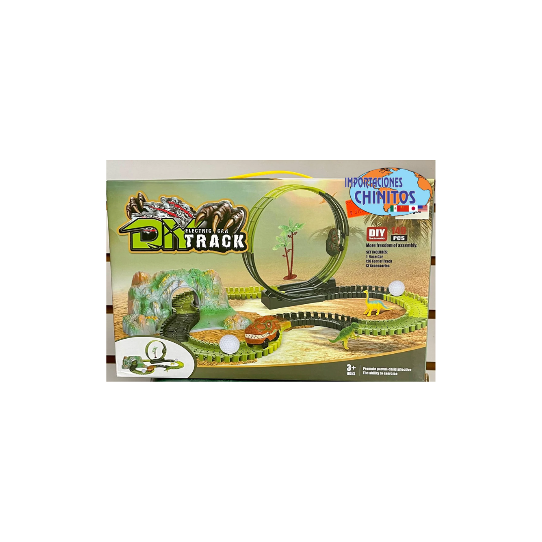 Rainbow Toys DIY Electric Dinosaur Track Set