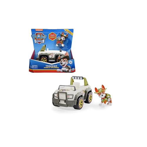 Win Magic Paw Patrol Tracker Jungle Cruiser Vehicle with Collectible Figure