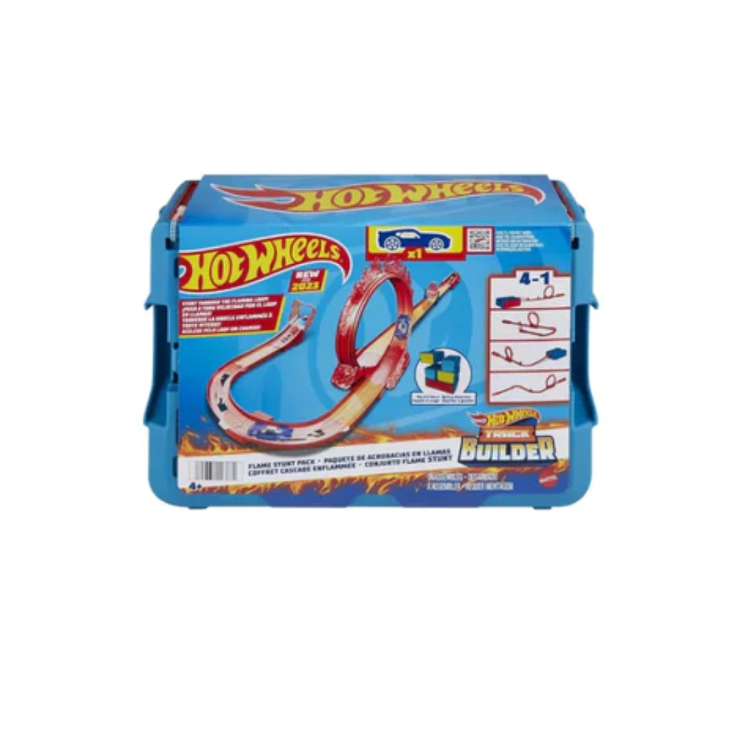 Hot Wheels Track Builder Flame Stunt Pack