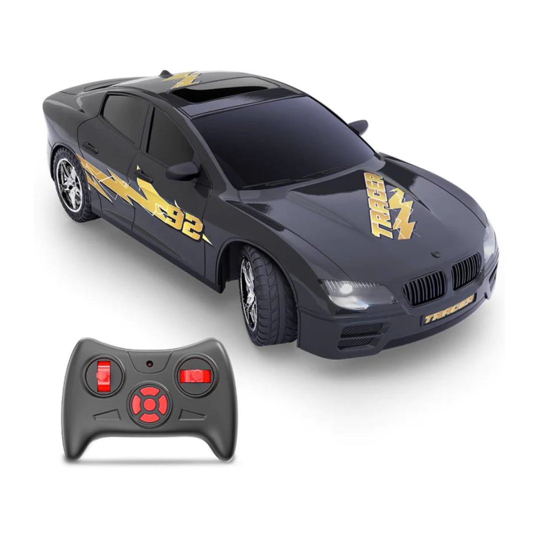 Mirana USB Rechargeable Racing RC Car High Speed Remote Control Black