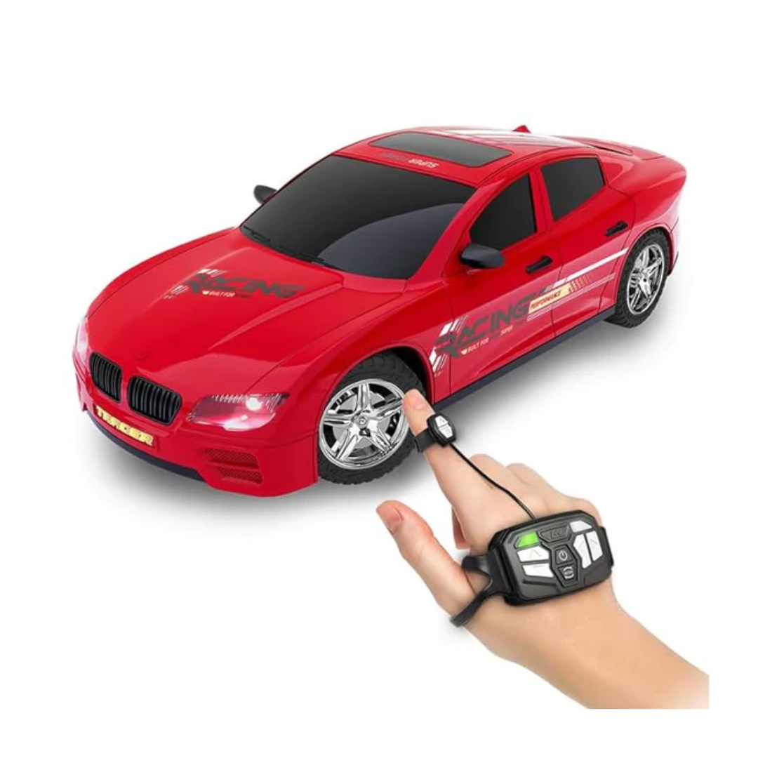 Mirana Watch Tracer C-Type USB Rechargeable Gesture Controlled Racing RC Car Red